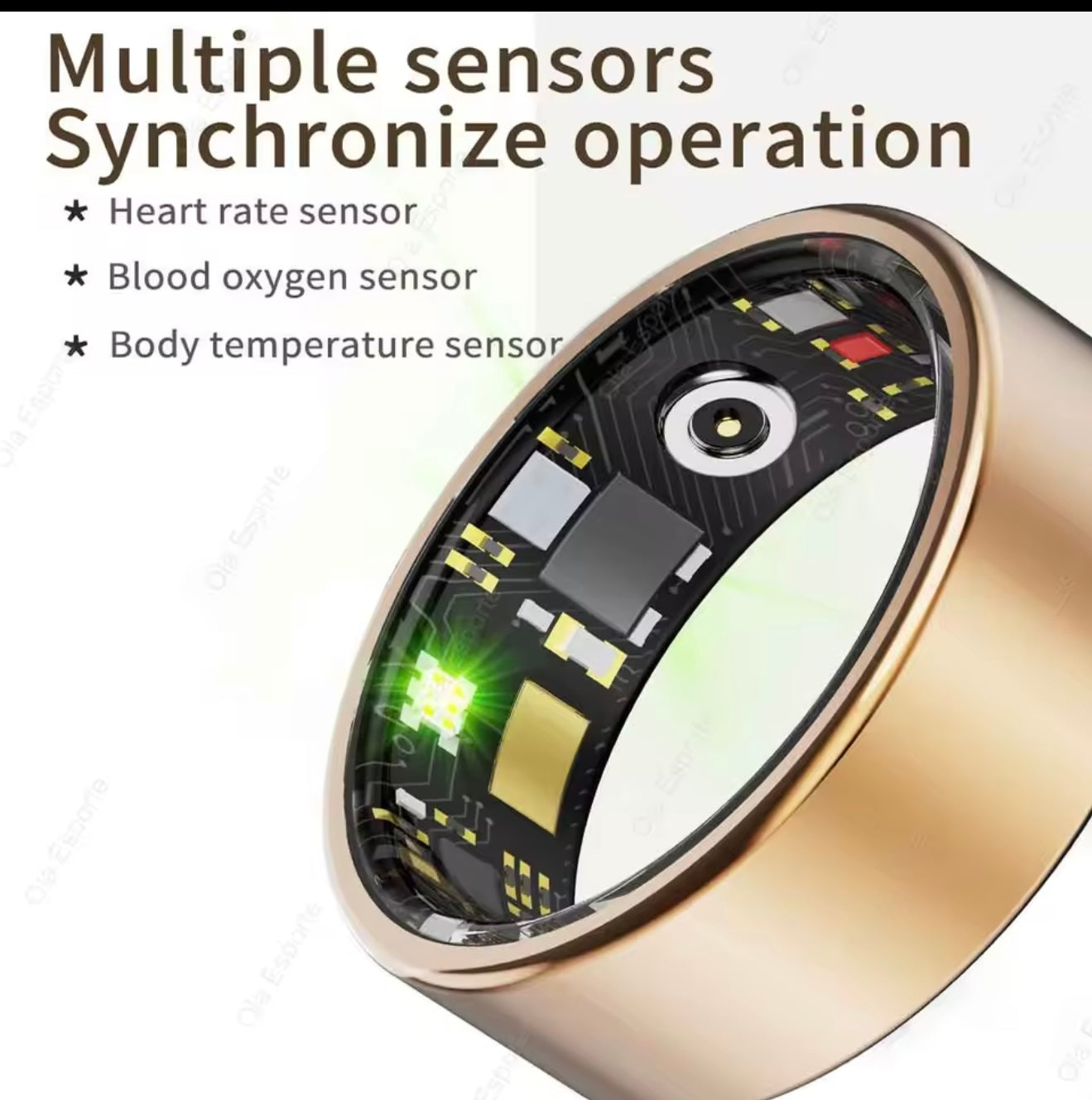 Smart AI Health Ring — Sleep, Heart Rate & Blood Oxygen Tracker