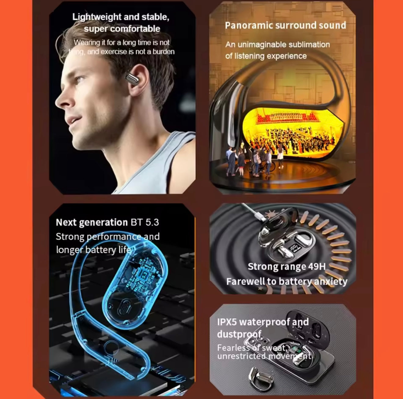 AI Translation Earbuds | Real-Time Translation in 144 Languages — Wireless Bluetooth 5.0