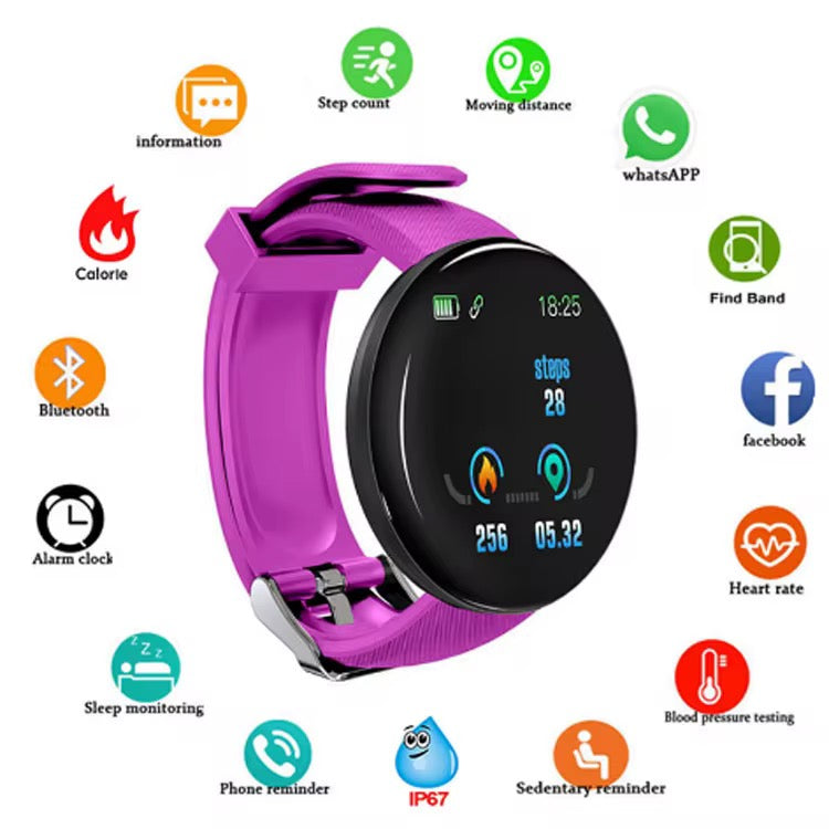 Digital wrist device fitness tracker