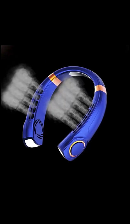 Hands-Free Bladeless Neck Fan| Personal Cooler 8000mAh USB Rechargeable Personal Cooler