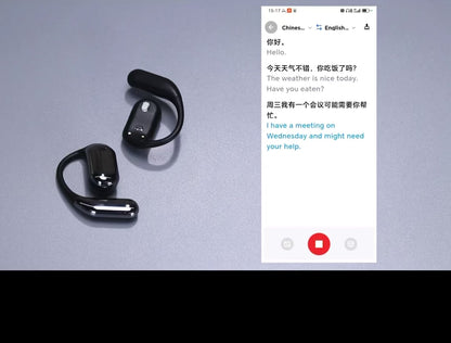 AI Translation Earbuds | Real-Time Translation in 144 Languages — Wireless Bluetooth 5.0